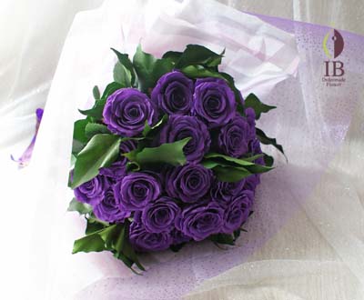 紫のバラの花束（161001k）