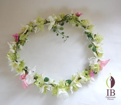 100211kh花嫁の花冠 | ブリザーブドフラワーのオーダーメイド
