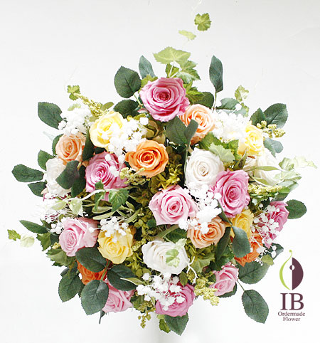 法人会社受付のお花131215np | ブリザーブドフラワーのオーダーメイド  