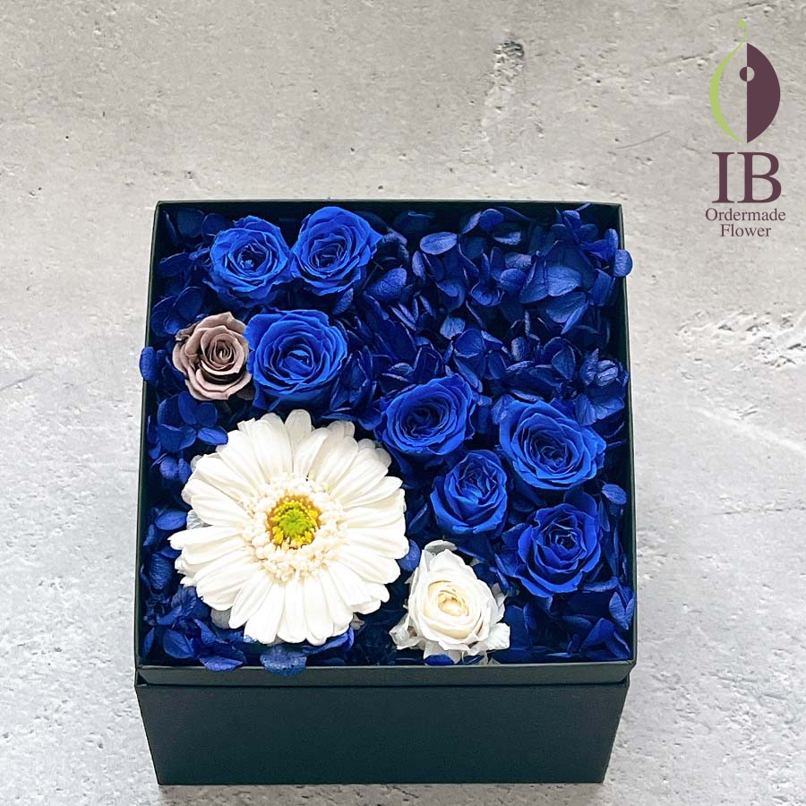 ボックスフラワープリザーブドフラワー