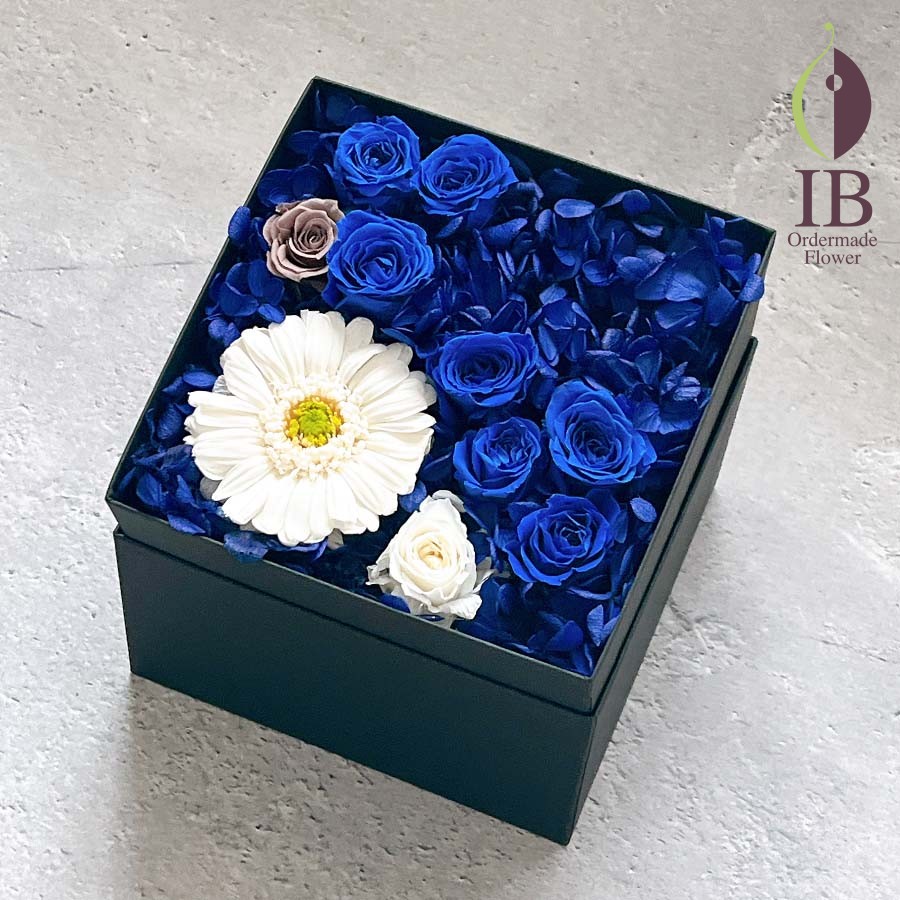 開業お祝いフレームプリザーブドフラワー