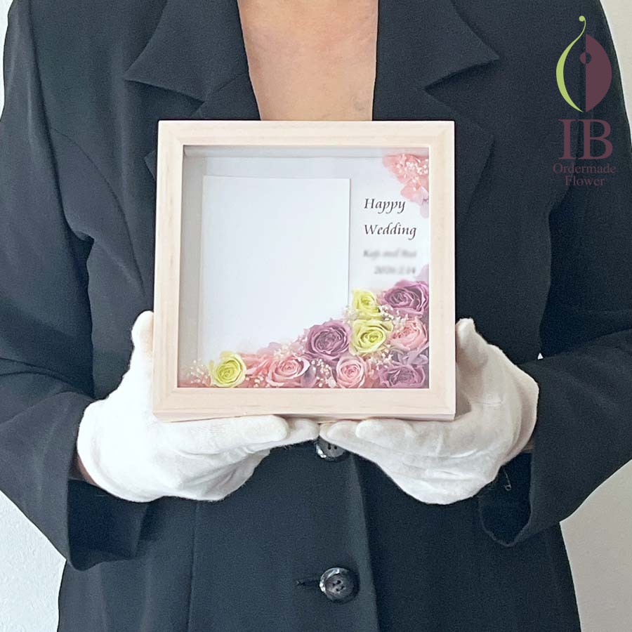 メッセージ入りフレーム