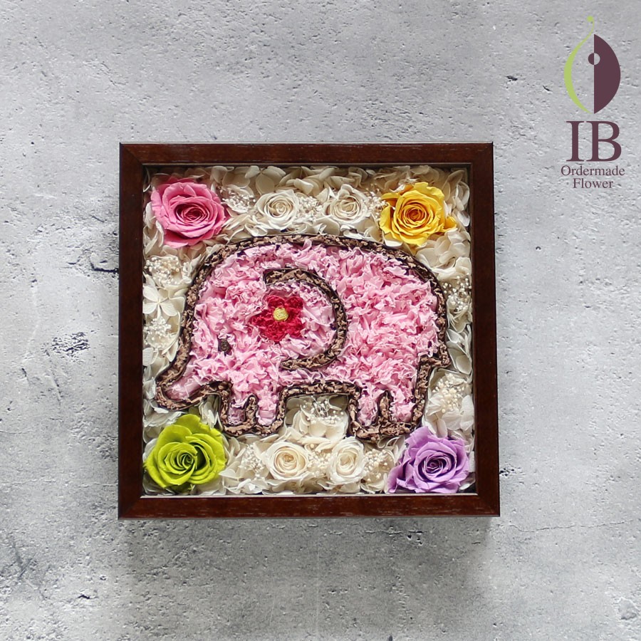 プリザーブドフラワー キャラクター装飾