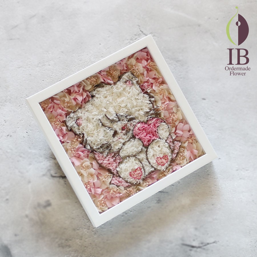 プリザーブドフラワー キャラクター装飾