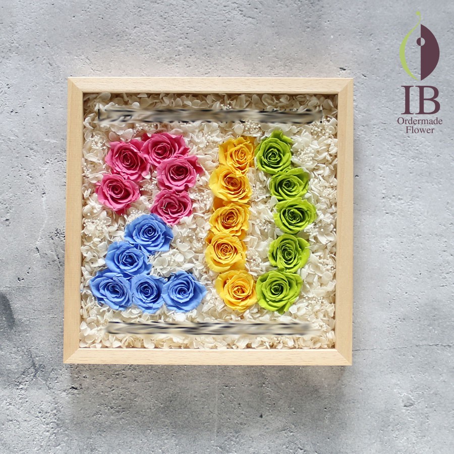 プリザーブドフラワー　結婚20周年お祝い