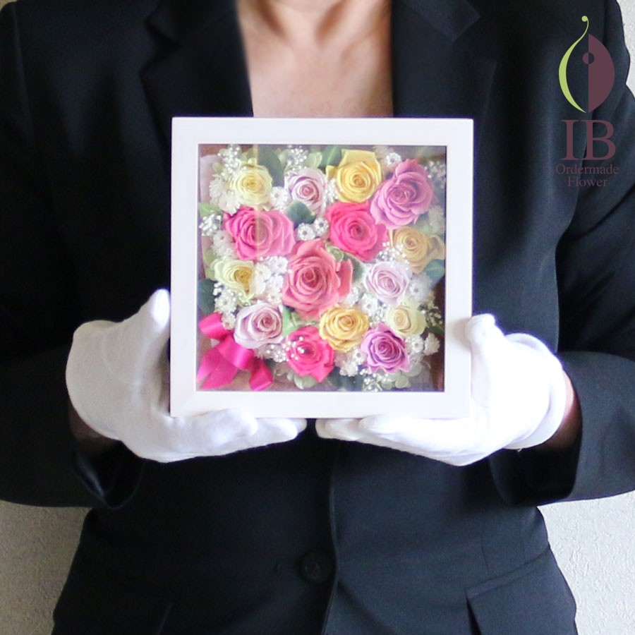 プリザーブドフラワー　花束アレンジ