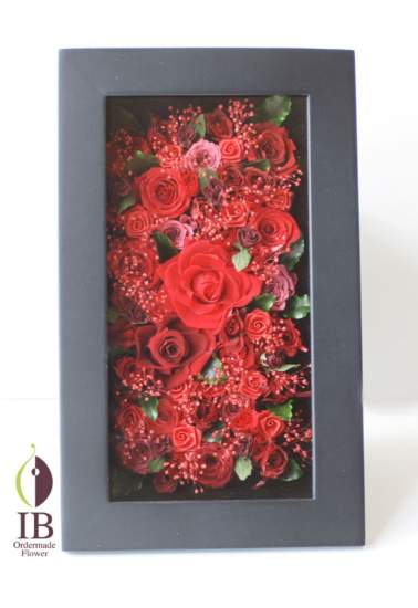 プリザードフラワー 還暦お祝いオーダーメイド<img decoding=