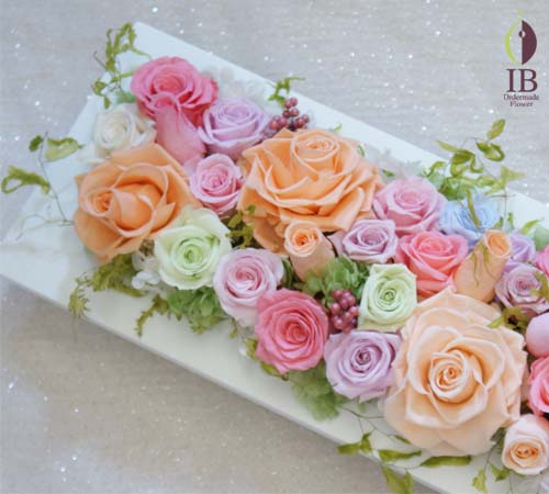 ohana“アップ/></p><p>お花アップ</p><p><img loading= バラプリザーブド